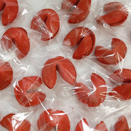 №05 Печенье с предсказаниями розовое (красное), инд. упаковка